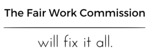 The FWC will fix it all